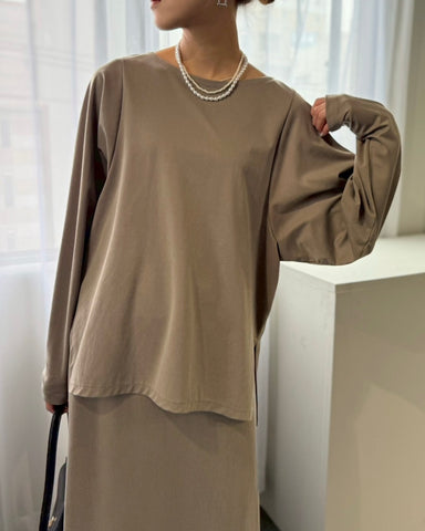 8月21日ライブ<br>cafune<br>フィブリルキュプラジャージープルオーバー