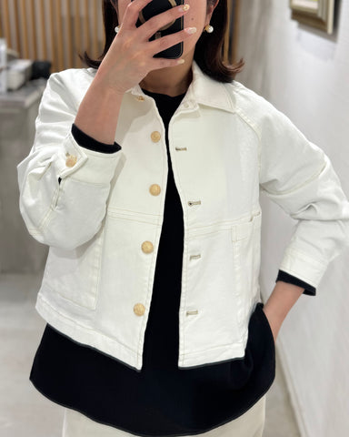 MargauxVintage <br> gold buttondenimjacket