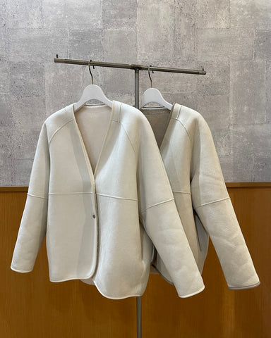 11月9日ライブ<br>PASSIONE<br>ファー×ムートンリバーシブルジャケット