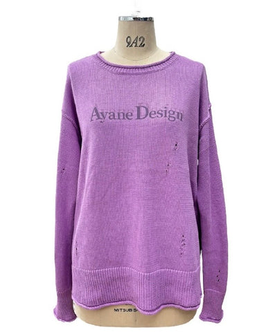 ayane予約<br>クラッシュロゴニット