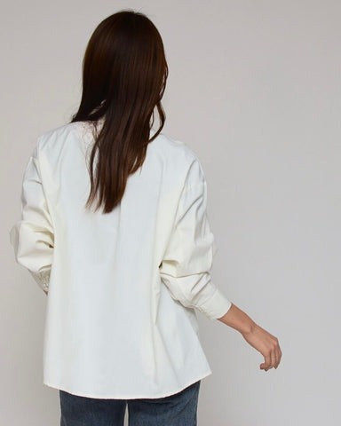 3月6日ライブ<br>Praia<br> コンバーチブル・ダンガリーブラウス