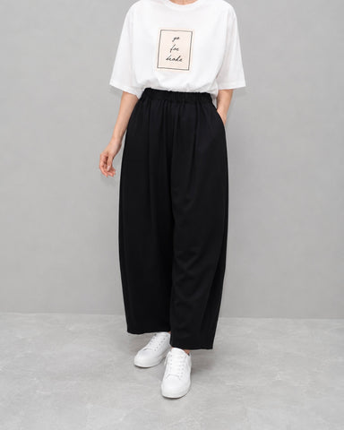 Praia<br> 究極のリラックス　シルケットバレルパンツ