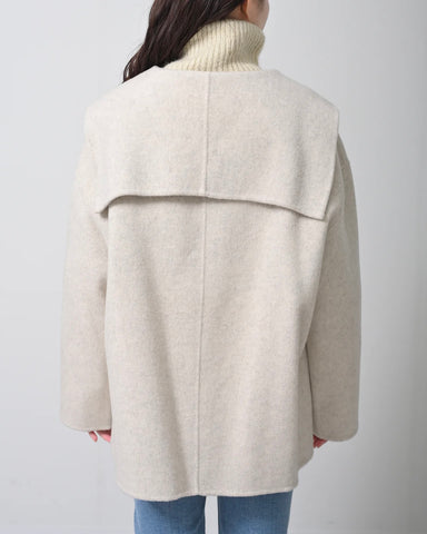 Herencia<br> Sailor Collar Short Coat