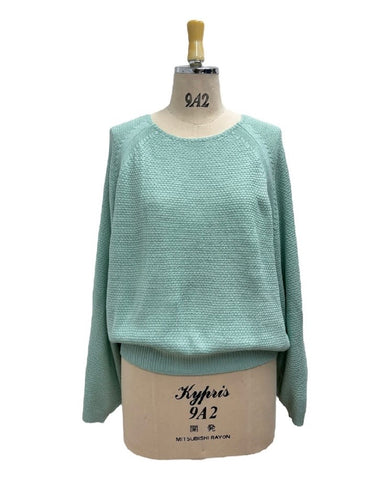 ayane予約<br>ラーベン編みラグランニット