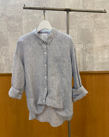 3月29日ライブ BLUE F RONCE <br> ストライプリネンシャツ