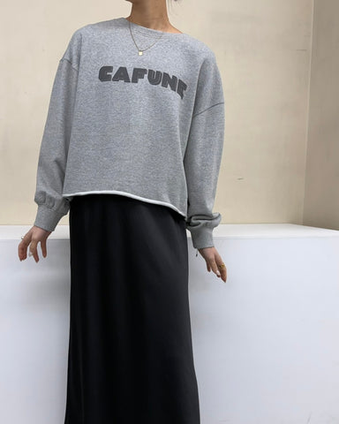 cafune<br> bio sweat 2way pullover