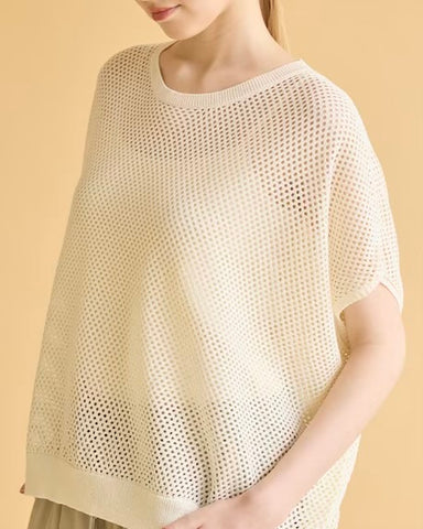 SUGAR ROSE<br>スパングルメッシュトップス