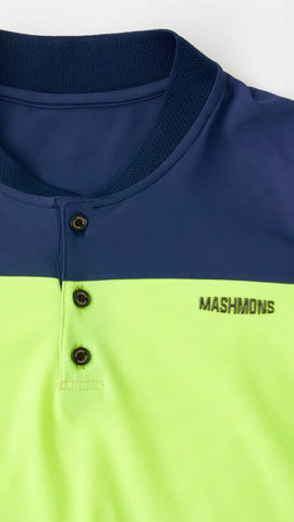 MASHMONS<br>Baseball Collar Polo shirt