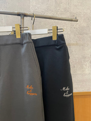 12月5日ライブPraia<br>立体ステッチロゴ刺繍パンツ