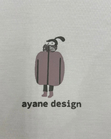 ayane予約<br>ガールモチーフボンディングプルオーバー