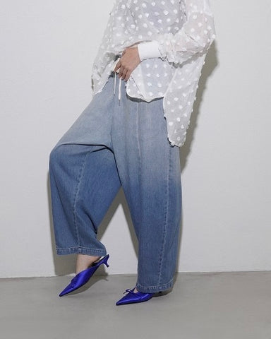 CYAN TOKYOご予約<br>グラデーションBIGバルーンデニム