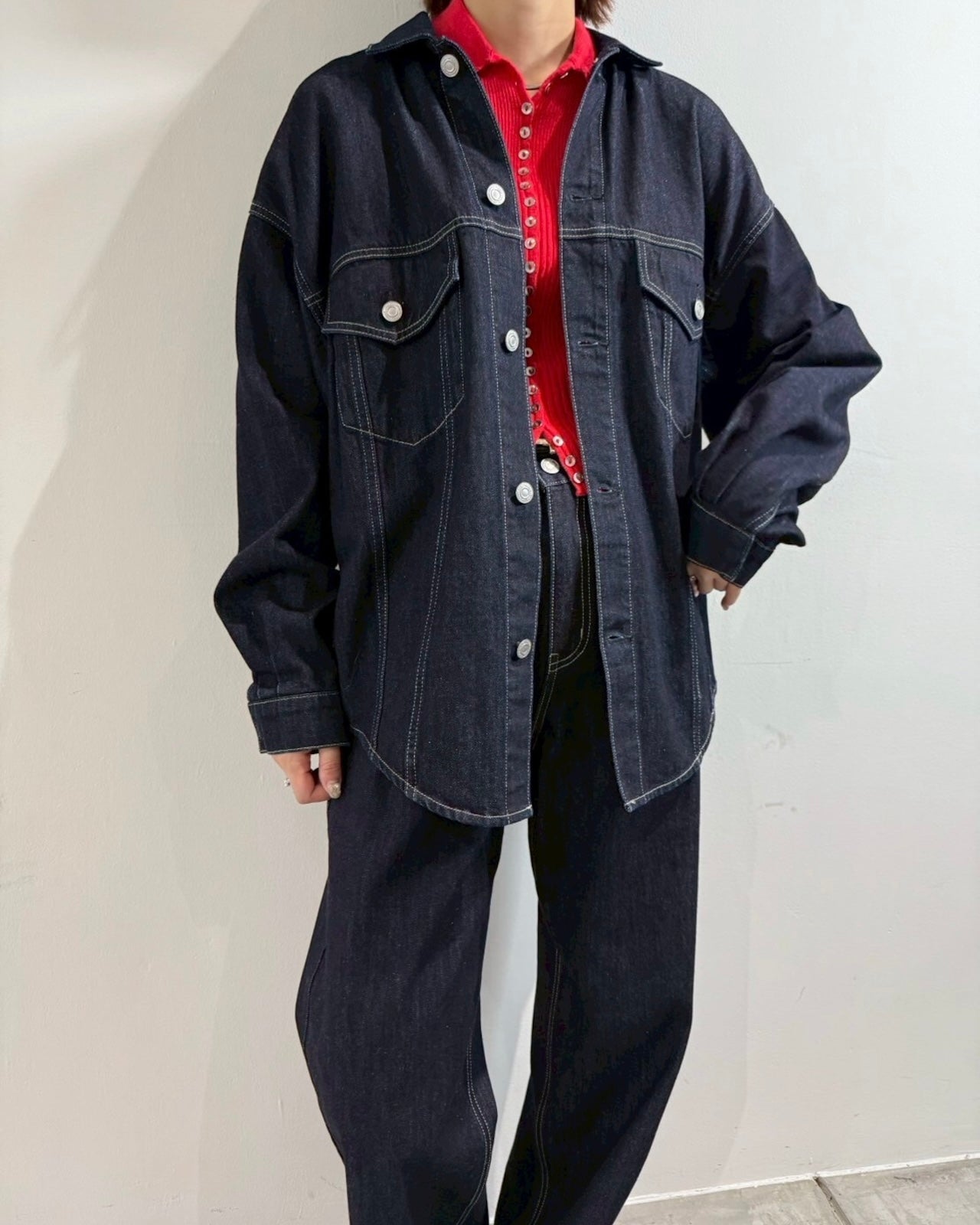cafune<br> DENIM shirt jacket
