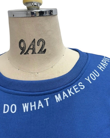 ayane予約<br> 袖ロゴ裏起毛プルオーバー