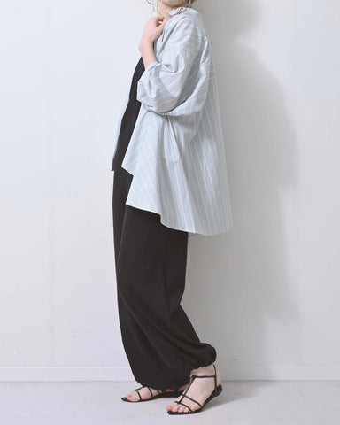 2月22日ライブ HERENCIA<br>ストライプコットンシャツ