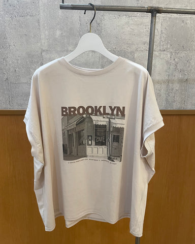 6月6日ライブ<br>mink chair<br>BROOKLYNフォトプリントTEE
