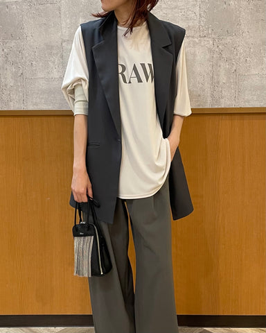8月24日ライブ<br>mink chair <br>ロゴブラウス