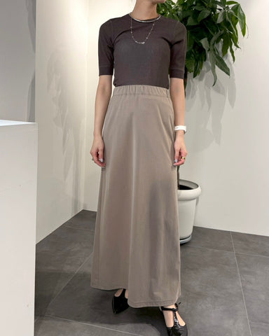 cafune<br>フィブリルキュプラジャジーバックフレアスカート