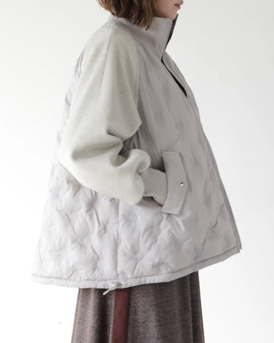 Herencia<br> Hybrid Quilted High Neck Coat