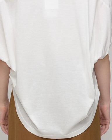 Praia<br> シルケット綿・ボックスロゴTシャツ