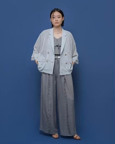 CYAN TOKYO<br>ニットライクメッシュWジャケット
