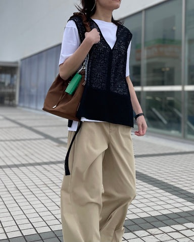 3月13日ライブ ma couleur<br>2wayラッセルレースベスト