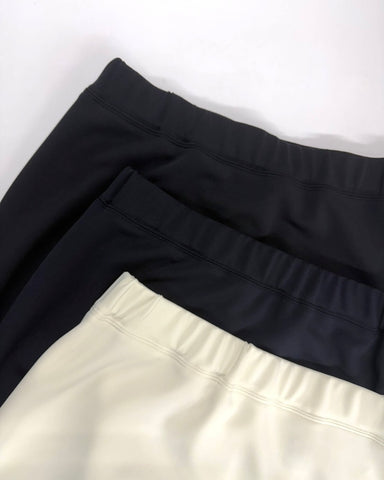 cafune<br> double knit back flare skirt