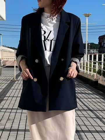 9月5日ライブMargauxVintage <br>金釦ダブルジャケット