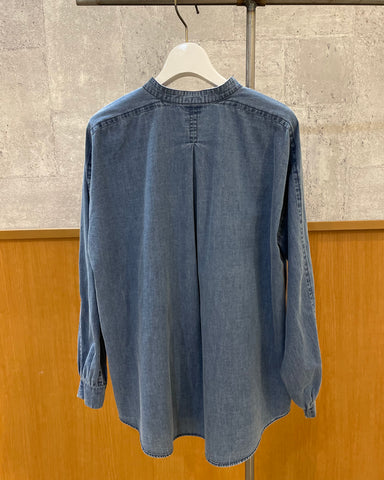 3月6日ライブ FONTANA GRANDE<br>パールボタンデニムブラウス