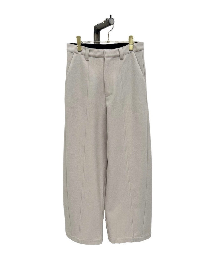 ayane予約<br>ニードルパンチバレルレッグパンツ