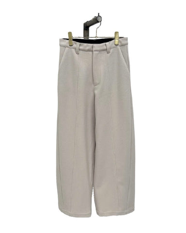 ayane予約<br>ニードルパンチバレルレッグパンツ