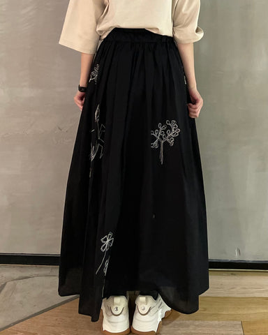 3月20日ライブ RILATO<br>刺繍フレアスカート