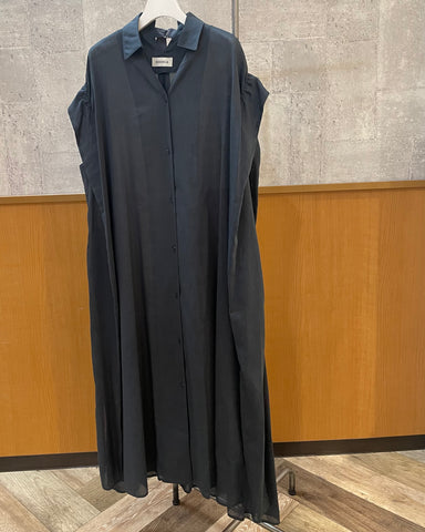 HERENCIA<br> Sheer Dress with Grosgrain Back Detail