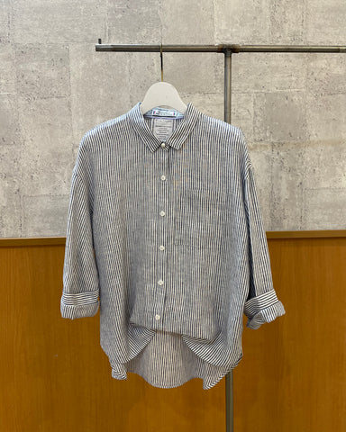 3月29日ライブ BLUE F RONCE <br> ストライプリネンシャツ