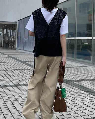 3月13日ライブ ma couleur<br>2wayラッセルレースベスト