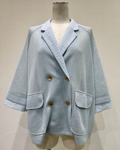 CYAN TOKYO<br>ニットライクメッシュWジャケット