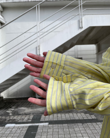 cafune<br>tencel stripe shirt