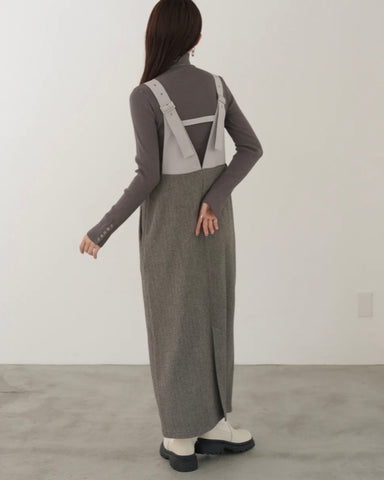 10月27日ライブ mink chair<br>ヘリンボンジャンパースカート