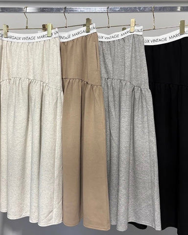 10月2日ライブ MARGAUX VINTAGE<br> ロゴウエストギャザースカート