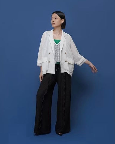 CYAN TOKYO<br>ニットライクメッシュWジャケット