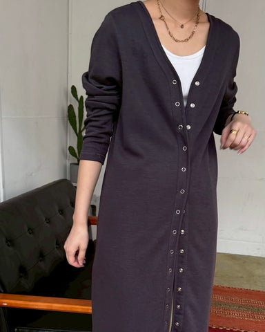 10月13日ライブ<br>cafune<br> 2way rib long cardigan