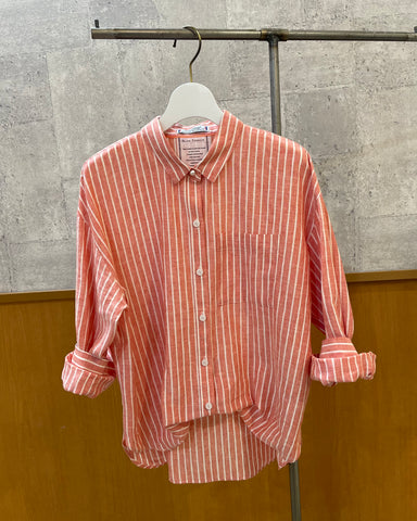 3月29日ライブ BLUE F RONCE <br> ストライプリネンシャツ