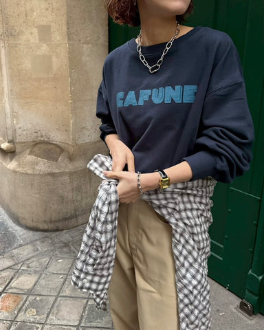 cafune<br> bio sweat 2way pullover