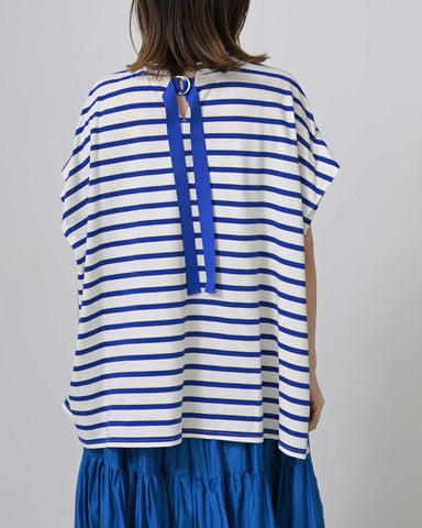 Herencia<br>バックリボンボーダーカットソー