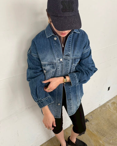 cafune<br> DENIM shirt jacket