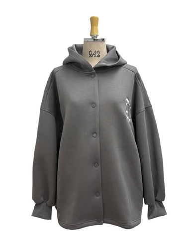 ayane予約<br> ダンボール素材フーディブルゾン