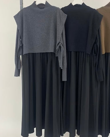 SUGAR ROSE<br> ドッキングワンピース＋ベストセット