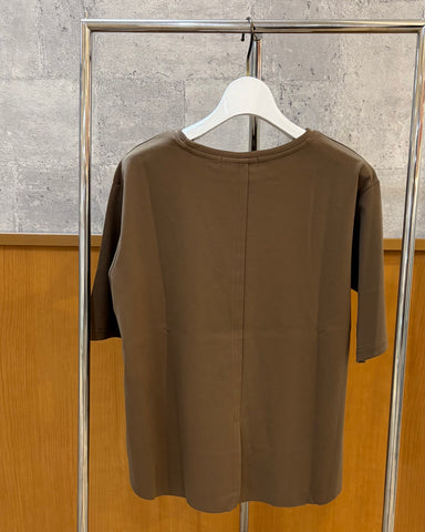 Praia<br> ソフトポンチバックスリットTシャツ