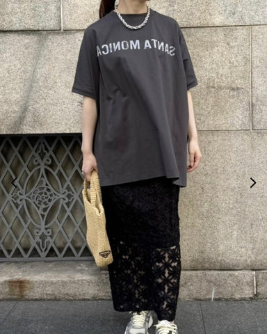 6月29日ライブ<br> anana SANTA MONICA ロゴワイド半袖Tシャツ