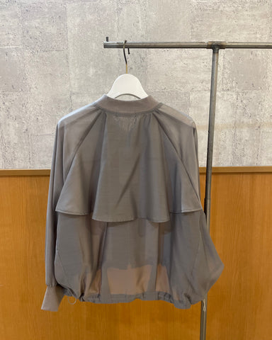 6月7日ライブ mink chair<br>バックフリルシアードルマンブルゾン