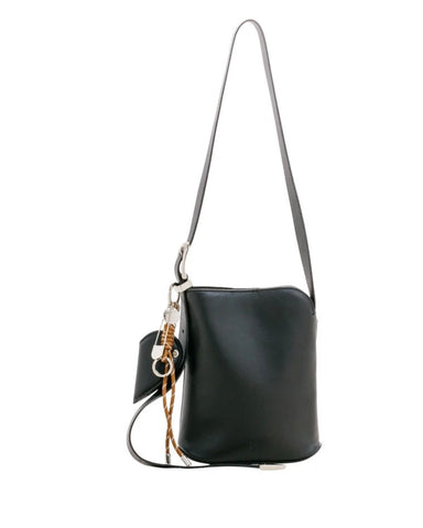 Story．<br> LEATHER ROUND HANDBAG